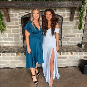 Hello Molly baby blue dress size 8